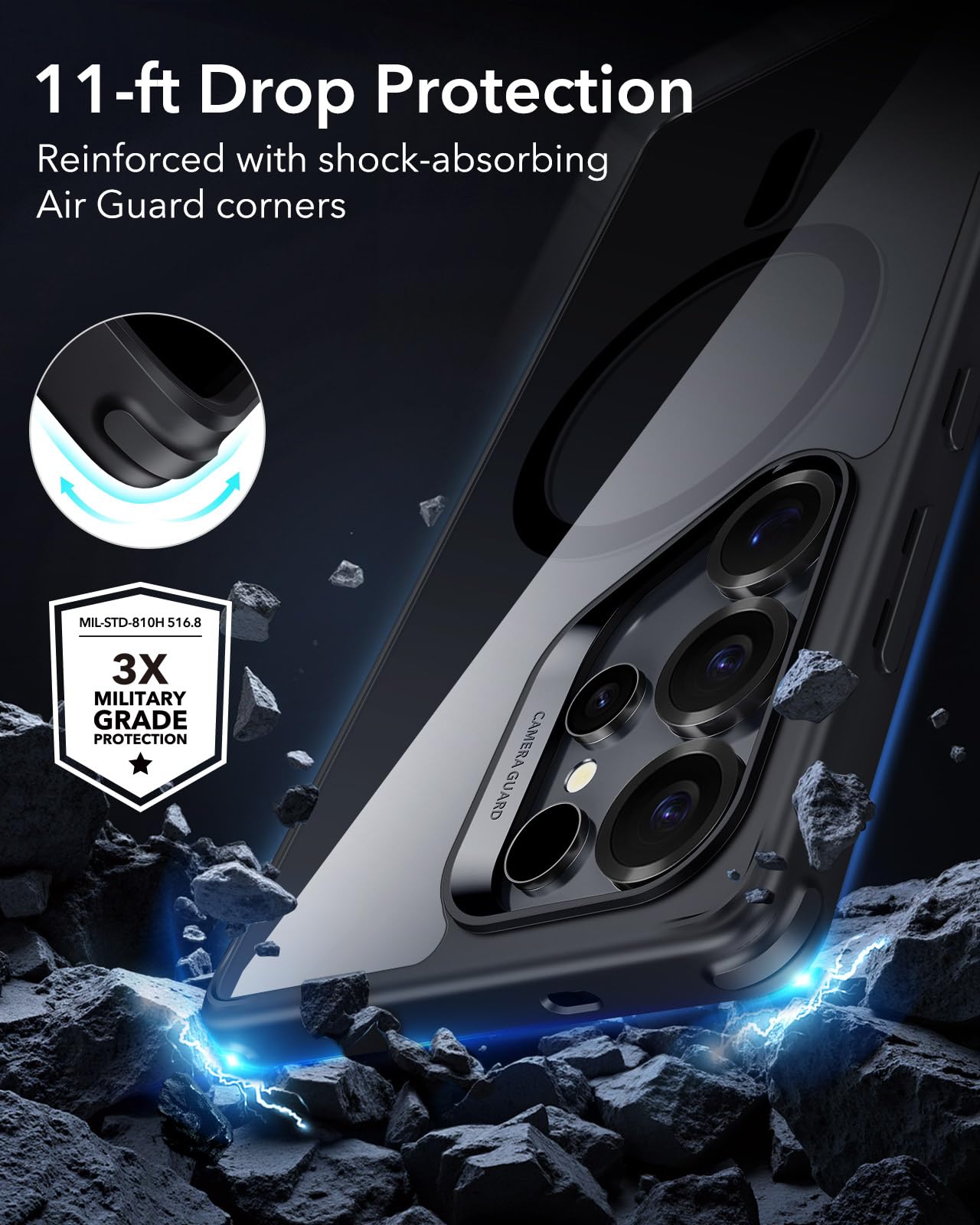 Foto 6 pulgar | Funda De Teléfono Esr Para Samsung Galaxy S25 Ultra Magsafe Clear - Venta Internacional.
