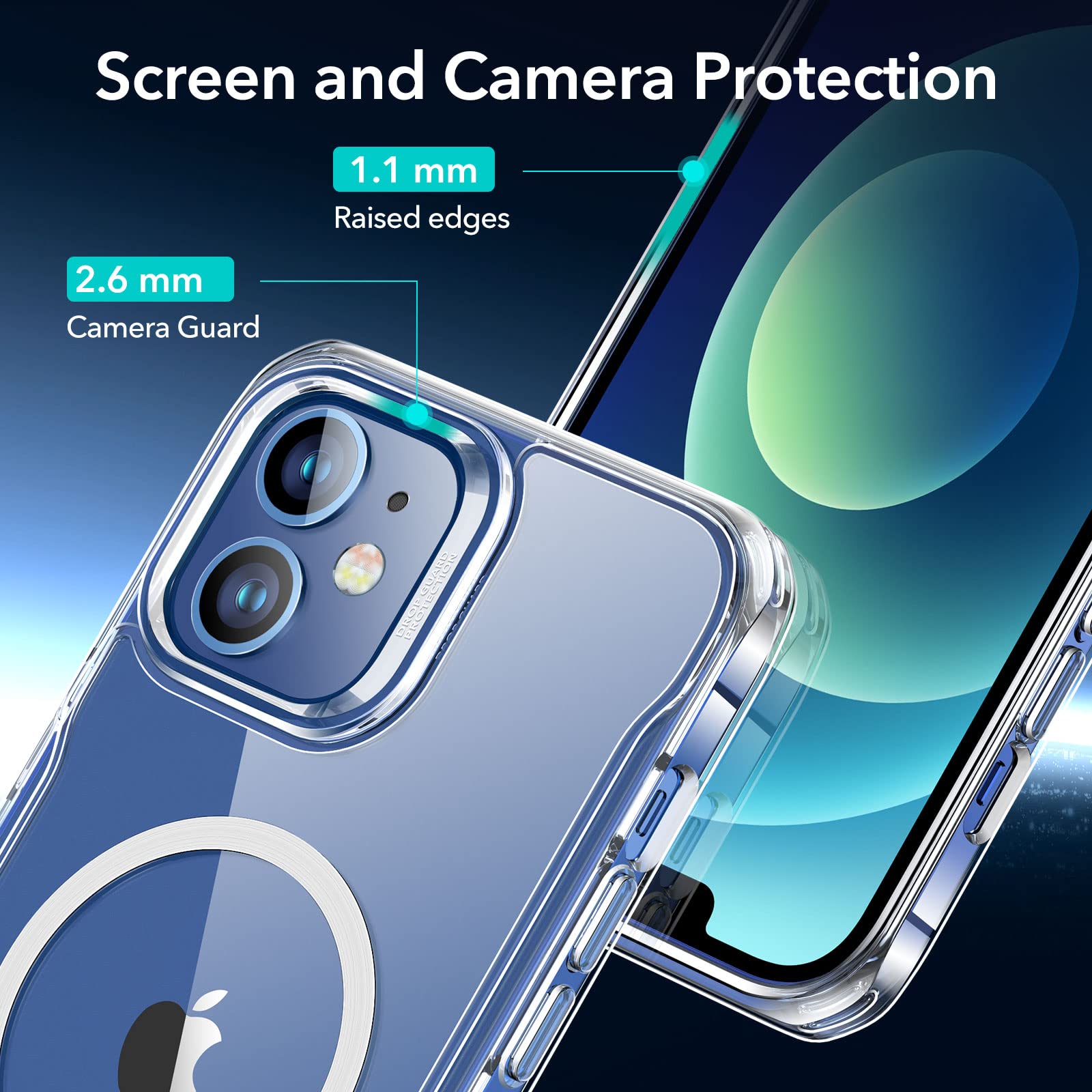Foto 7 pulgar | Funda De Teléfono Esr Para Iphone 12/iphone 12 Pro Con Magsafe Clear - Venta Internacional.