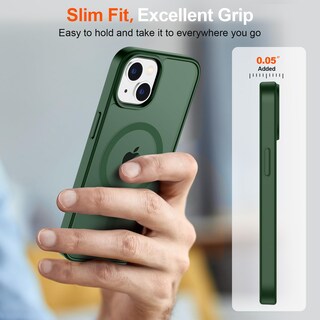Foto 7 | Funda Magnética Supfine Para Iphone 15 Con Magsafe Deep Green - Venta Internacional.