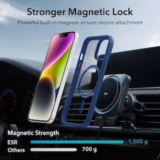 Foto 3 | Funda Esr Para Iphone 14/13 Con Magsafe, Azul Transparente - Venta Internacional.