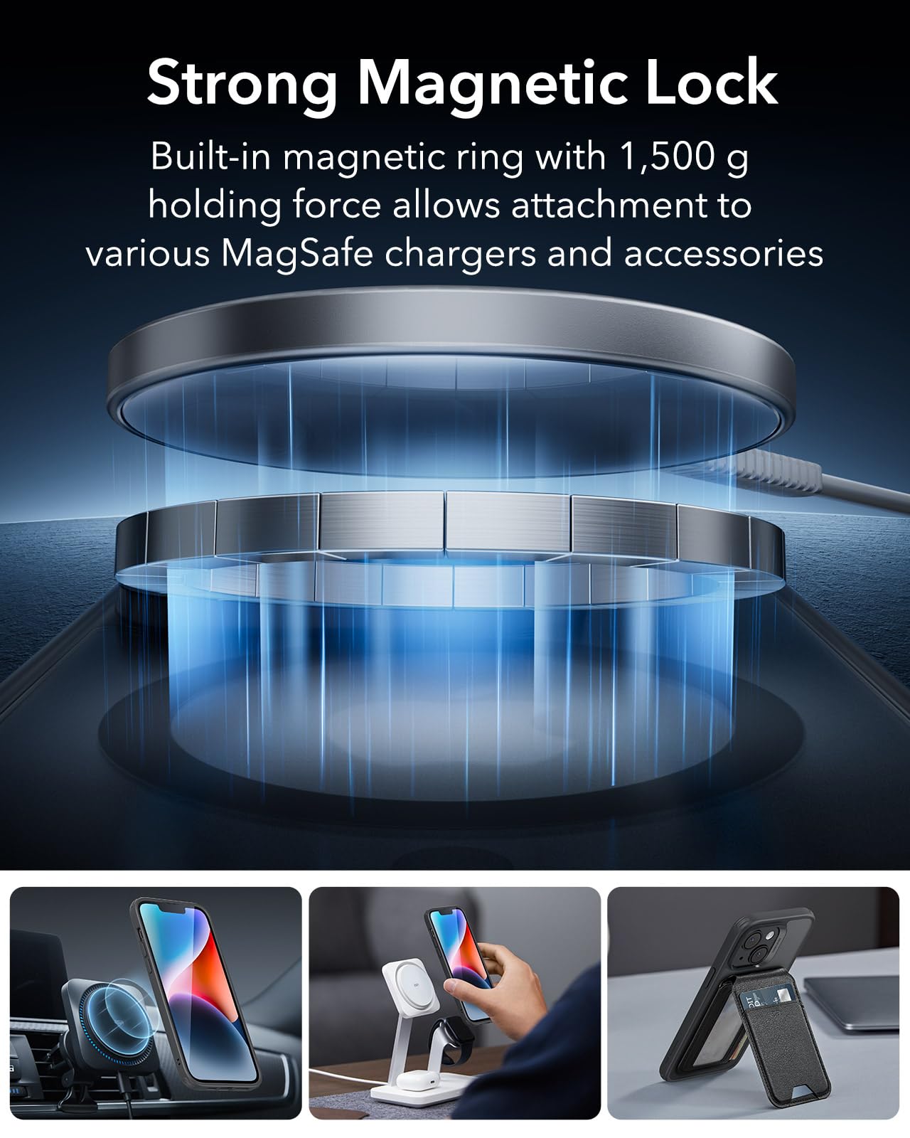 Foto 4 pulgar | Funda De Teléfono Esr Translúcida Mate Con Magsafe Para Iphone 14/13 - Venta Internacional.