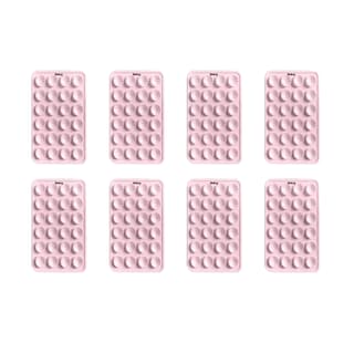Foto 1 | Funda Ventosa De Silicona Soporte Para Celular 8 Pzs Belug Rosa