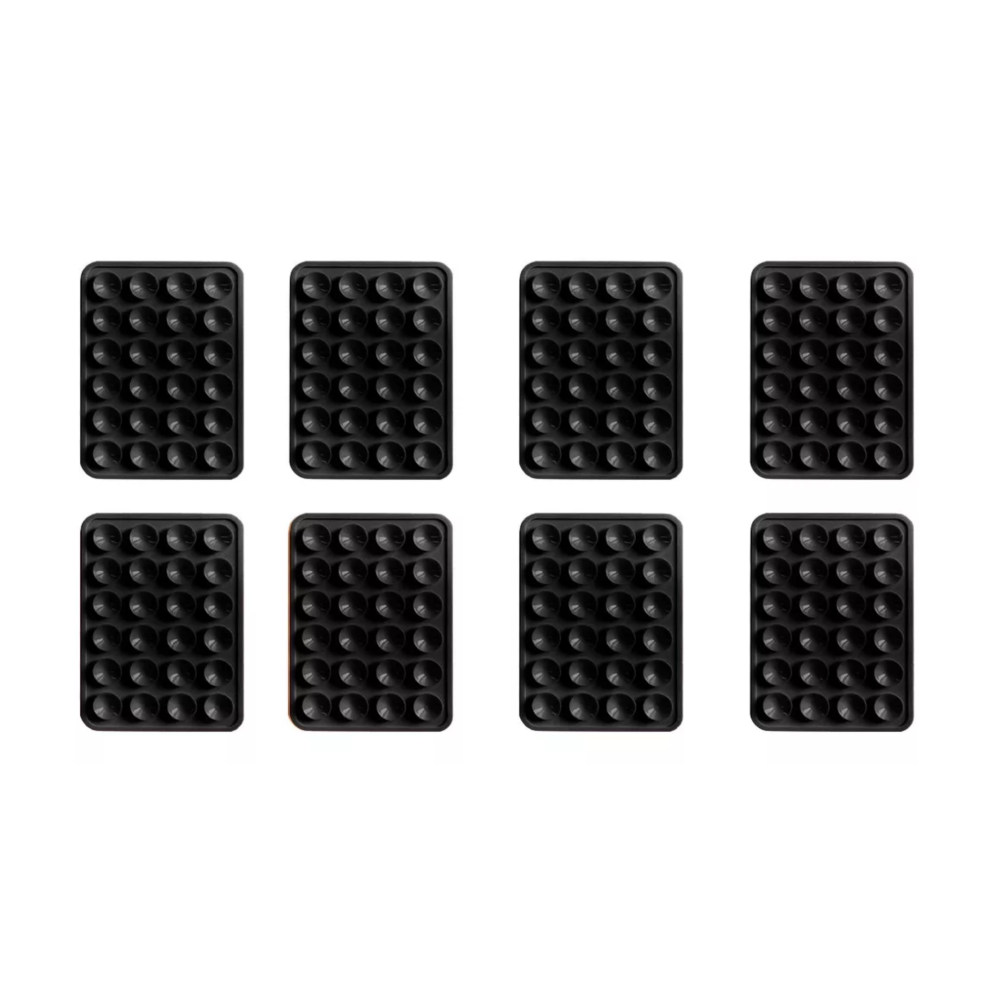 Foto 5 pulgar | Funda Ventosa De Silicona Soporte Teléfono Para Celular 8 Pzs Belug Negro