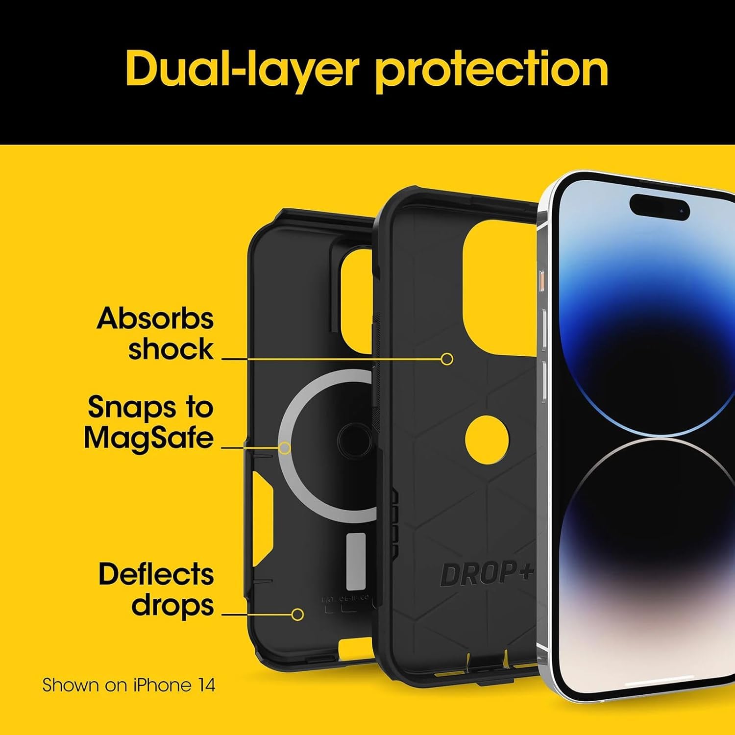 Foto 4 pulgar | Funda De Teléfono Otterbox Commuter Series Magsafe Para Iphone 13-16e - Venta Internacional.