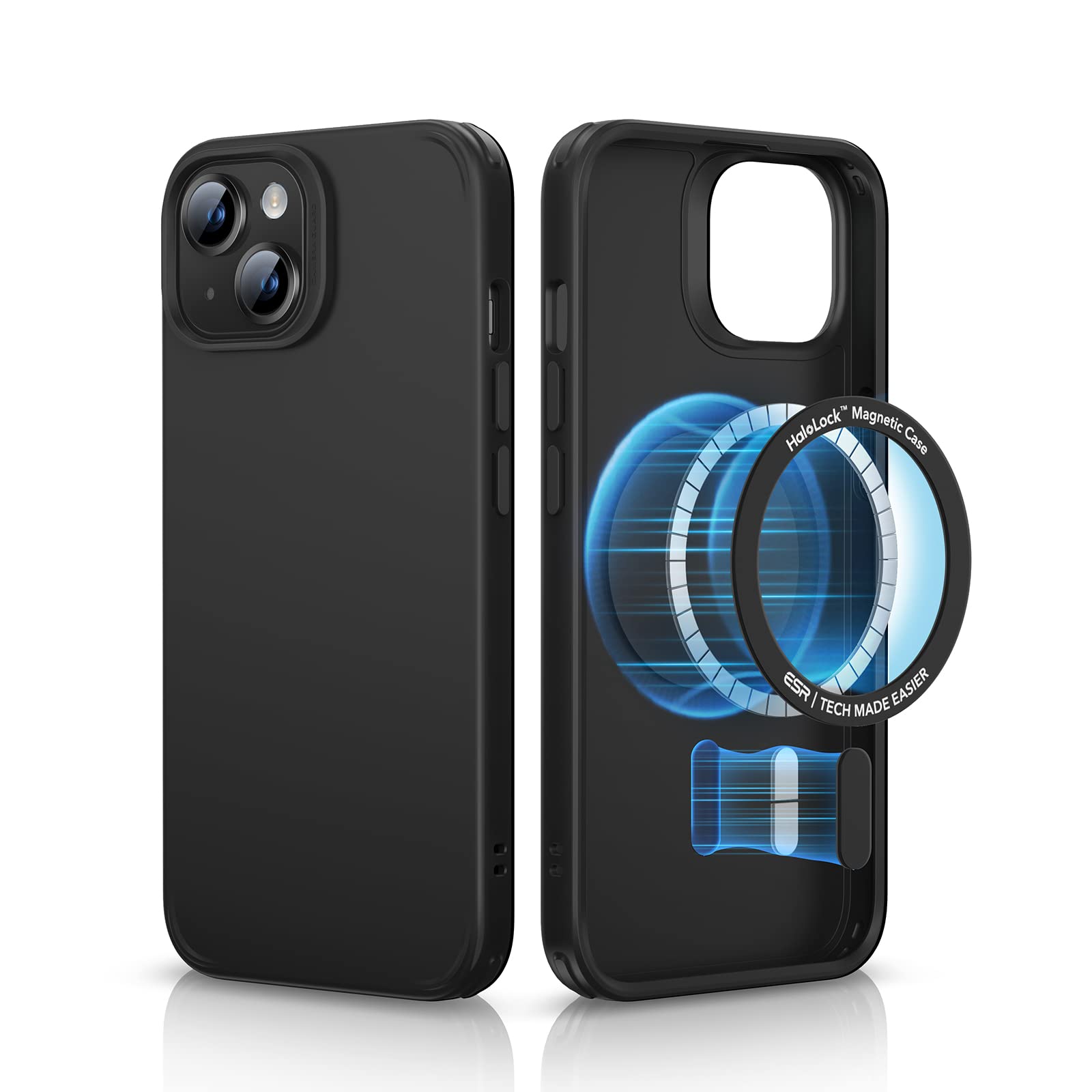 Foto 2 pulgar | Funda Esr Para Iphone 14/13 Con Magsafe, Negra A Prueba De Golpes - Venta Internacional.