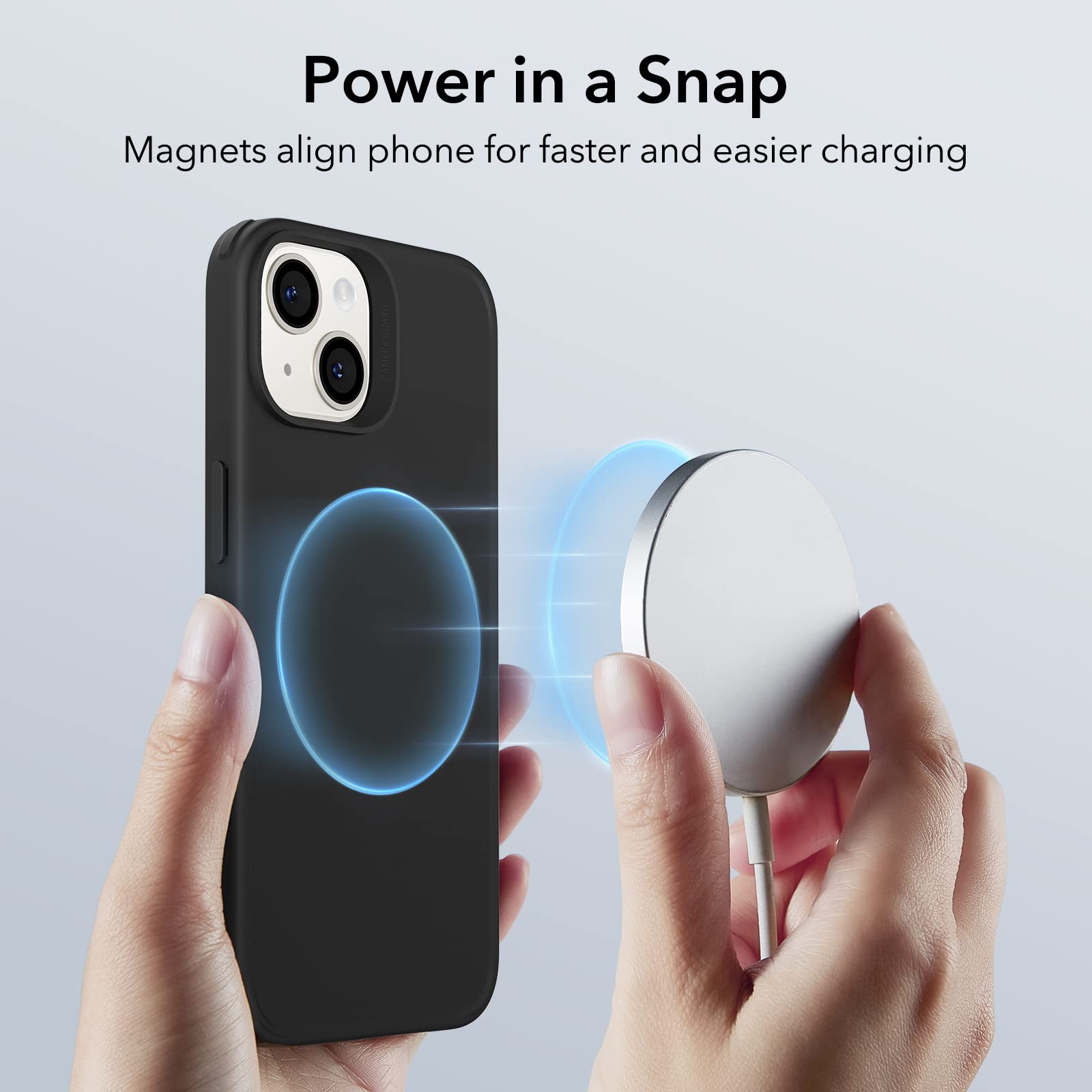 Foto 4 pulgar | Funda Esr Para Iphone 14/13 Con Magsafe, Negra A Prueba De Golpes - Venta Internacional.