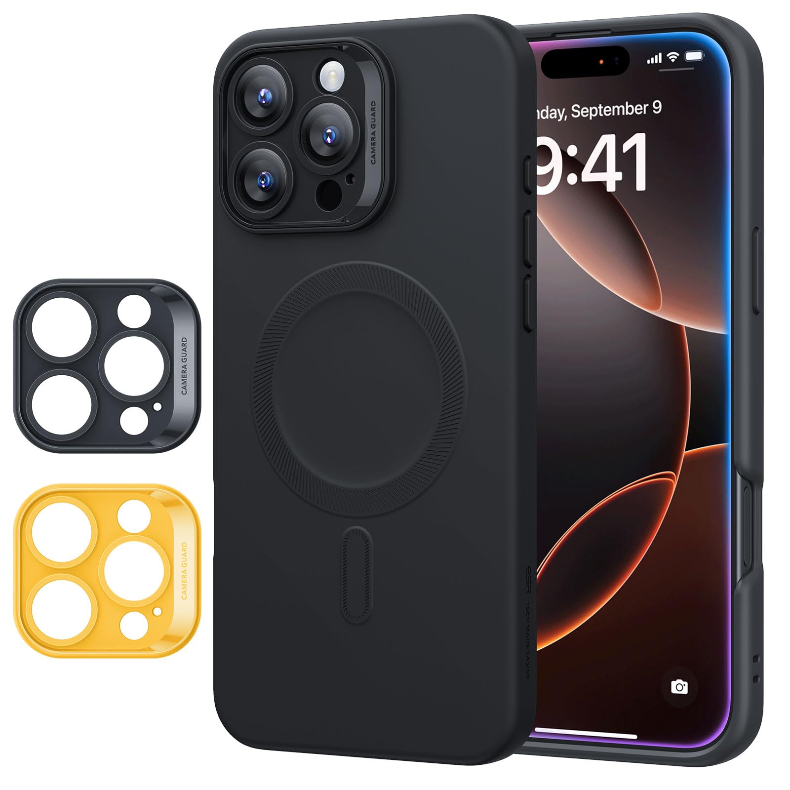 Foto 2 pulgar | Funda De Teléfono Esr Para Iphone 16 Pro Max Con Magsafe Black - Venta Internacional.