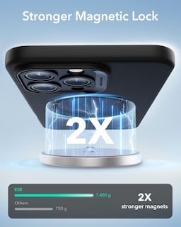 Foto 4 | Funda De Teléfono Esr Para Iphone 16 Pro Max Con Magsafe Black - Venta Internacional.