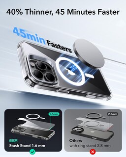 Foto 7 | Funda De Teléfono Esr Para Iphone 16 Pro Con Control De Cámara Magsafe Clear - Venta Internacional.