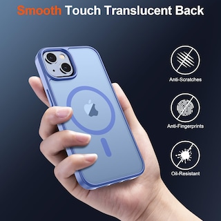Foto 6 | Funda Magnética Supfine Para Iphone 14/13 Con Magsafe, Azul Y Morado - Venta Internacional.