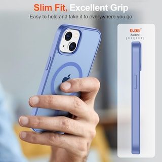 Foto 7 | Funda Magnética Supfine Para Iphone 14/13 Con Magsafe, Azul Y Morado - Venta Internacional.