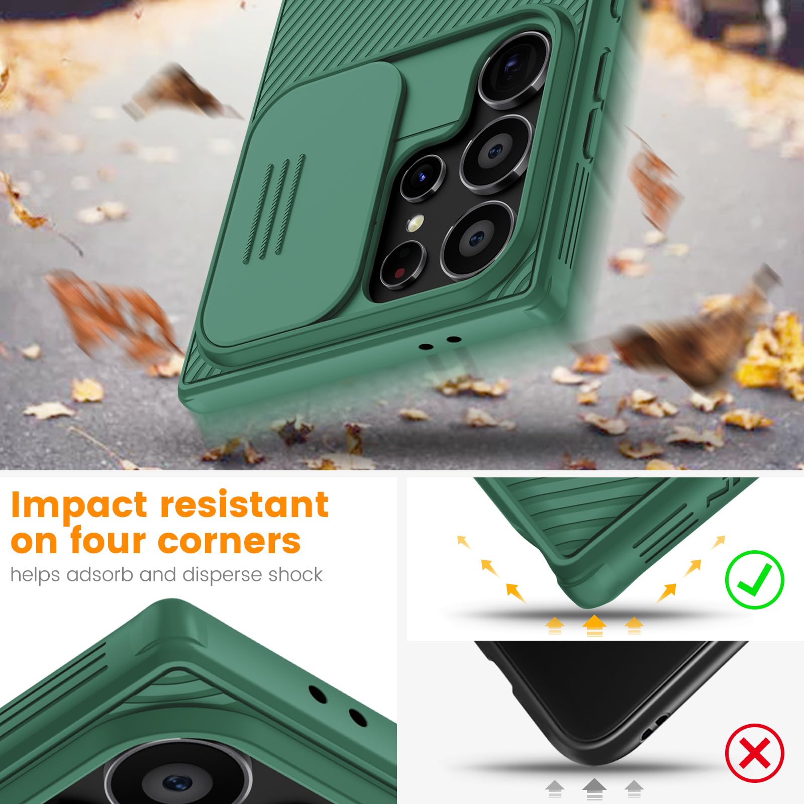 Foto 4 | Funda De Teléfono Nillkin Camshield Pro Para Samsung Galaxy S24 Ultra - Venta Internacional.