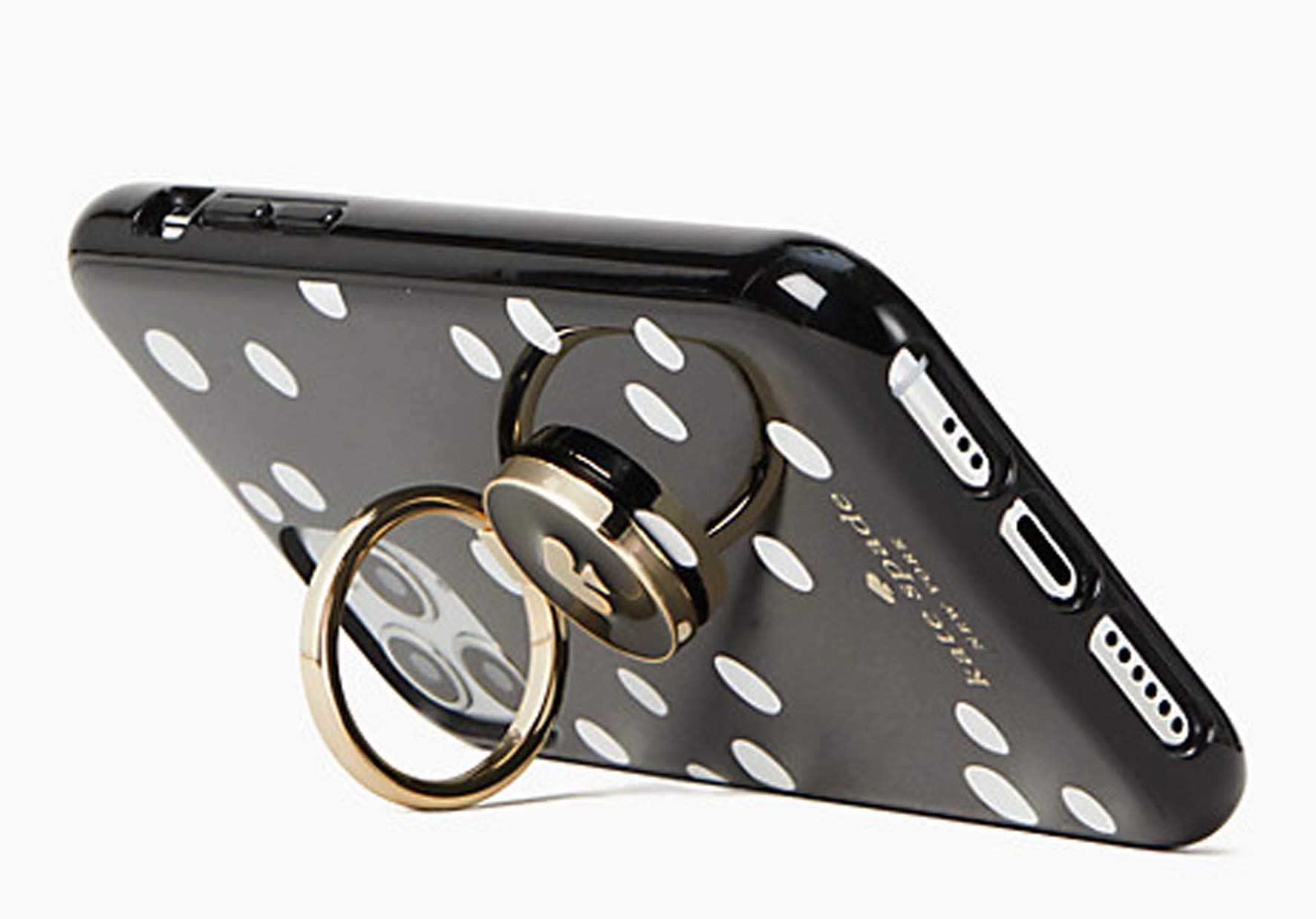 Foto 3 pulgar | Funda De Teléfono Kate Spade New York Ring & Dot Resin Con Soporte Para Iphone 11 Pro - Venta Internacional.
