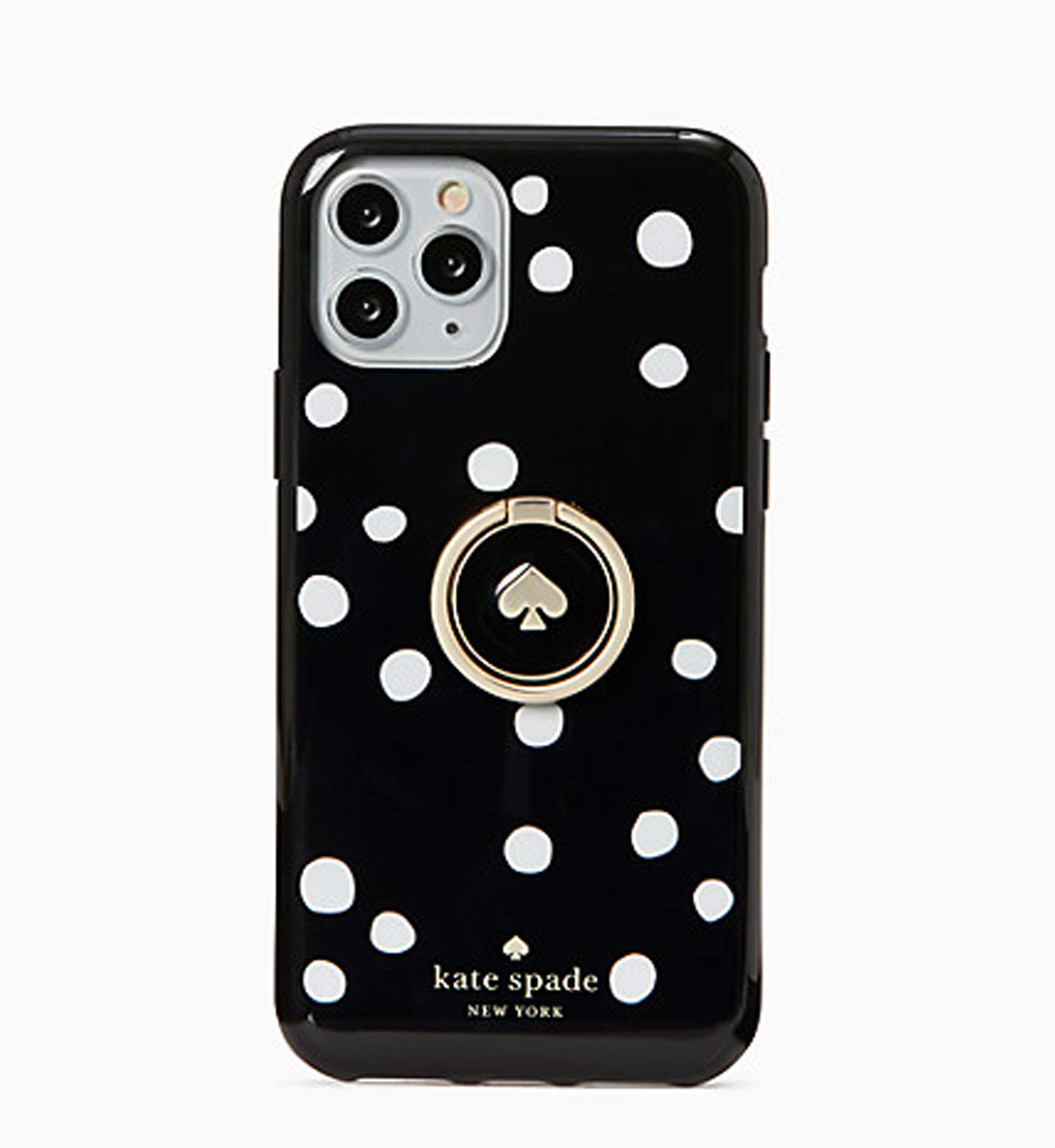 Foto 5 pulgar | Funda De Teléfono Kate Spade New York Ring & Dot Resin Con Soporte Para Iphone 11 Pro - Venta Internacional.