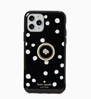 Foto 4 | Funda De Teléfono Kate Spade New York Ring & Dot Resin Con Soporte Para Iphone 11 Pro - Venta Internacional.