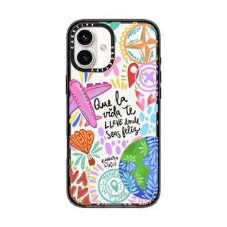 Foto 1 | Funda De Teléfono Casetify Impact Para Iphone 16 Plus Ser Feliz - Venta Internacional.