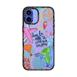 Foto 3 | Funda De Teléfono Casetify Impact Para Iphone 16 Plus Ser Feliz - Venta Internacional.