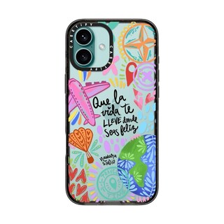 Foto 4 | Funda De Teléfono Casetify Impact Para Iphone 16 Plus Ser Feliz - Venta Internacional.