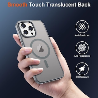 Foto 6 | Funda Magnética Supfine Para Iphone 15 Pro Max Gris - Venta Internacional.
