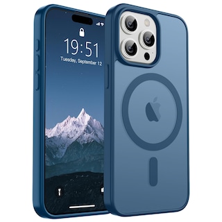 Foto 1 | Funda Magnética Supfine Para Iphone 15 Pro Deep Blue - Venta Internacional.