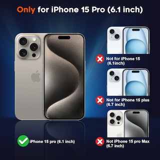 Foto 2 | Funda Magnética Supfine Para Iphone 15 Pro Deep Blue - Venta Internacional.