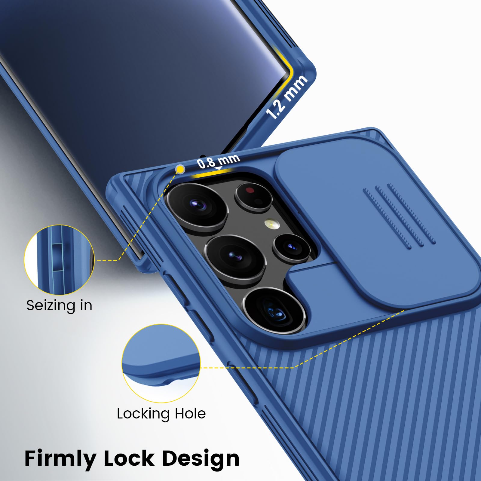 Foto 4 pulgar | Funda De Teléfono Nillkin Camshield Pro Para Samsung Galaxy S24 Ultra - Venta Internacional.