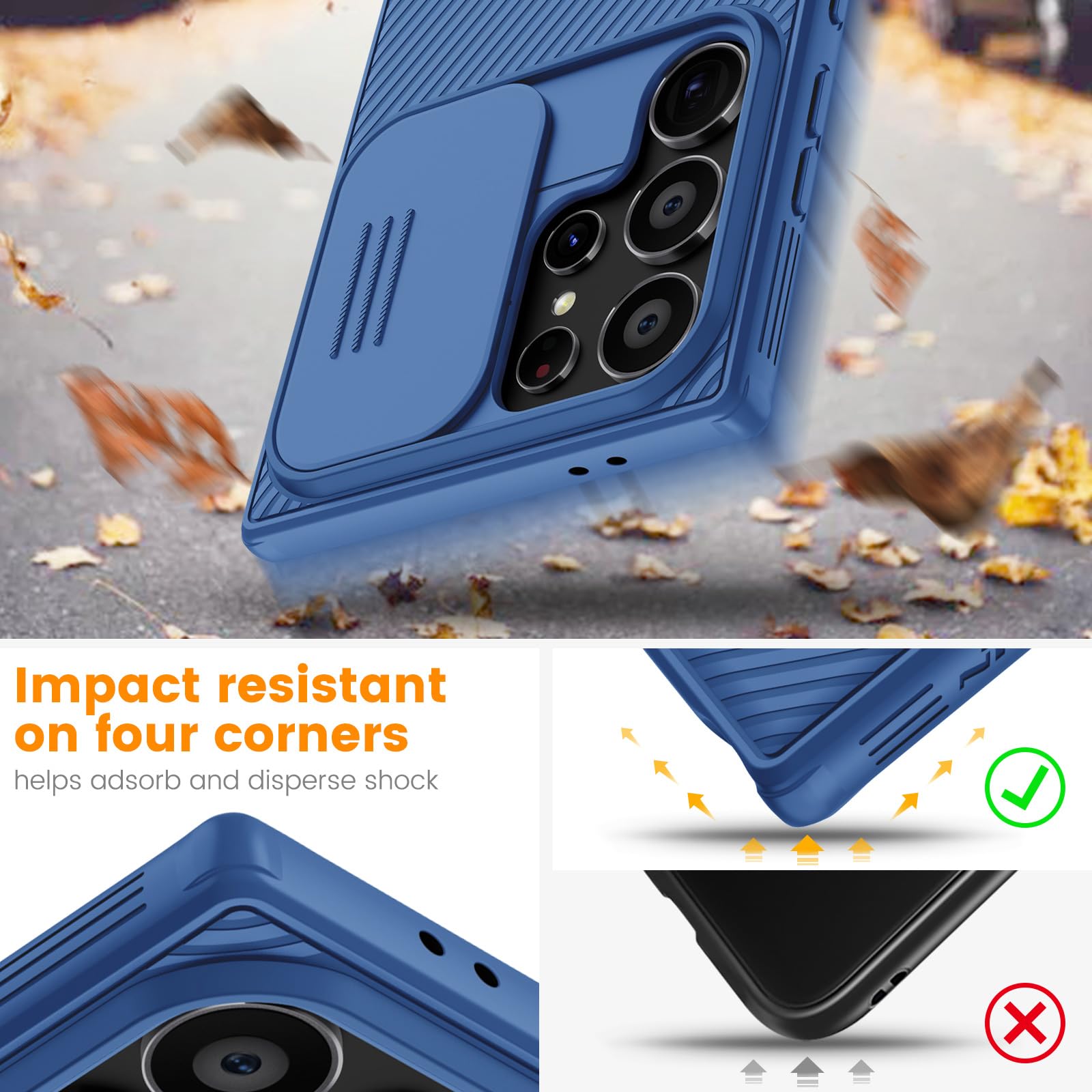 Foto 4 | Funda De Teléfono Nillkin Camshield Pro Para Samsung Galaxy S24 Ultra - Venta Internacional.