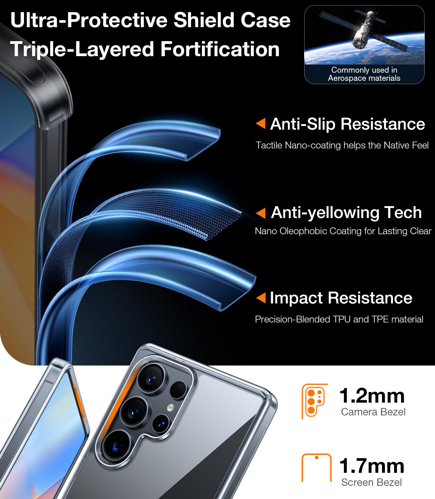 Foto 6 pulgar | Funda De Teléfono Torras A Prueba De Golpes Para Samsung Galaxy S25 Ultra - Venta Internacional.