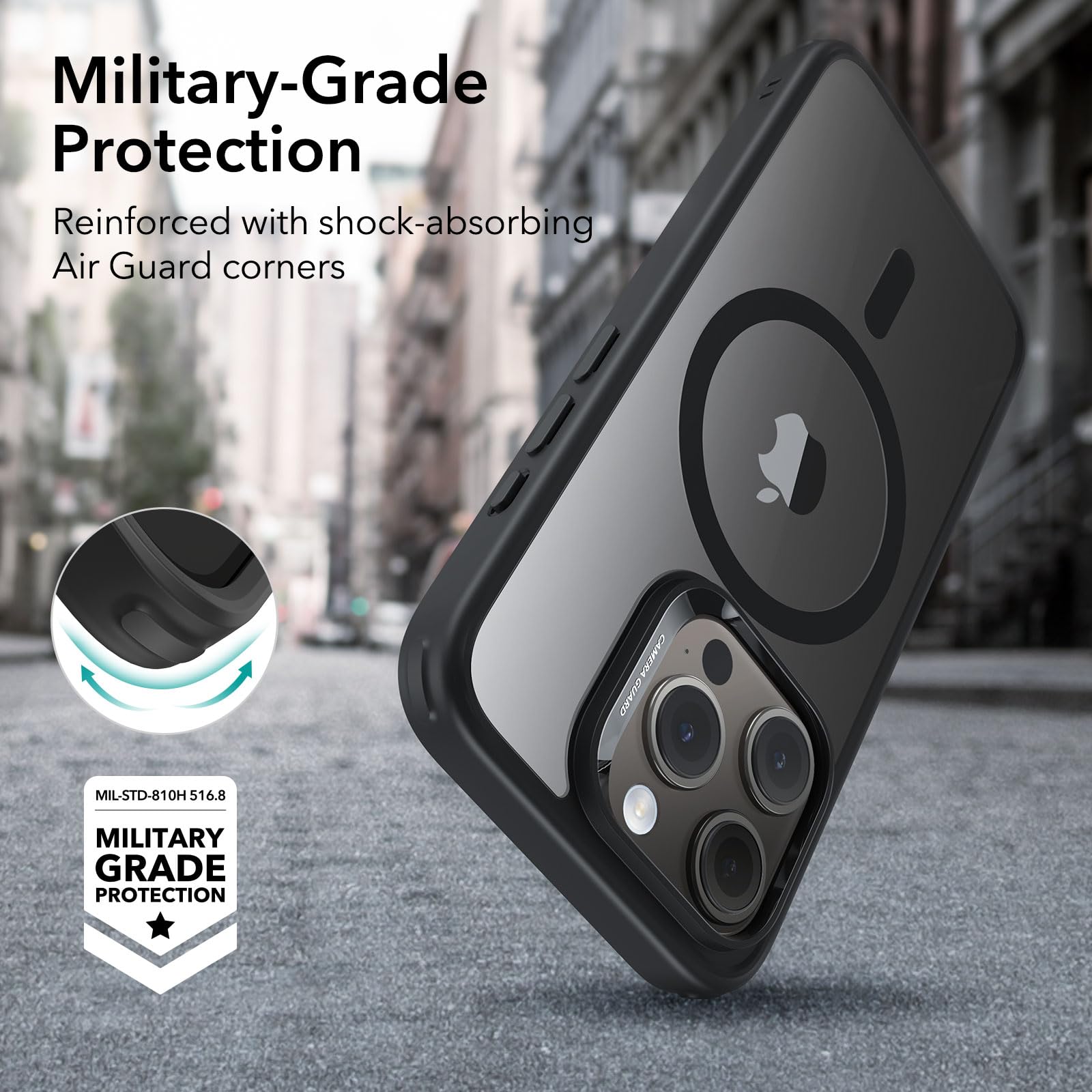 Foto 6 pulgar | Funda De Teléfono Compatible Con Esr Magsafe De Grado Militar Para Iphone 15 Promax - Venta Internacional.