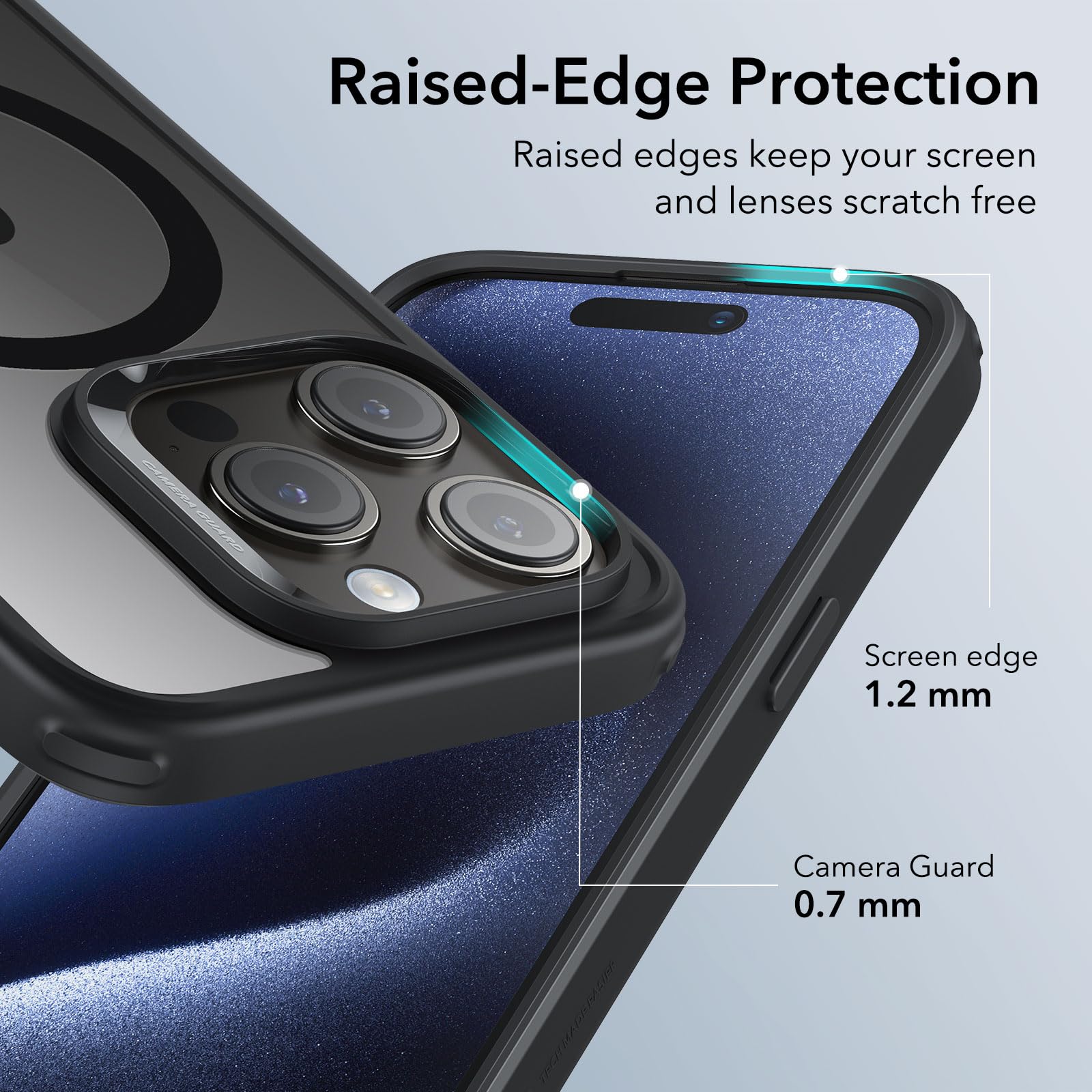 Foto 7 pulgar | Funda De Teléfono Compatible Con Esr Magsafe De Grado Militar Para Iphone 15 Promax - Venta Internacional.