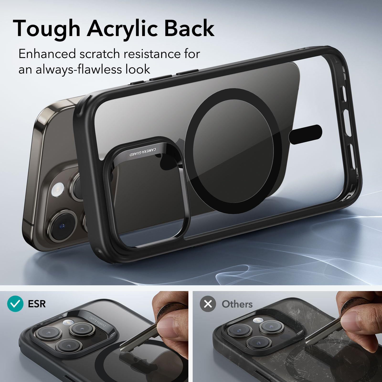 Foto 8 pulgar | Funda De Teléfono Compatible Con Esr Magsafe De Grado Militar Para Iphone 15 Promax - Venta Internacional.