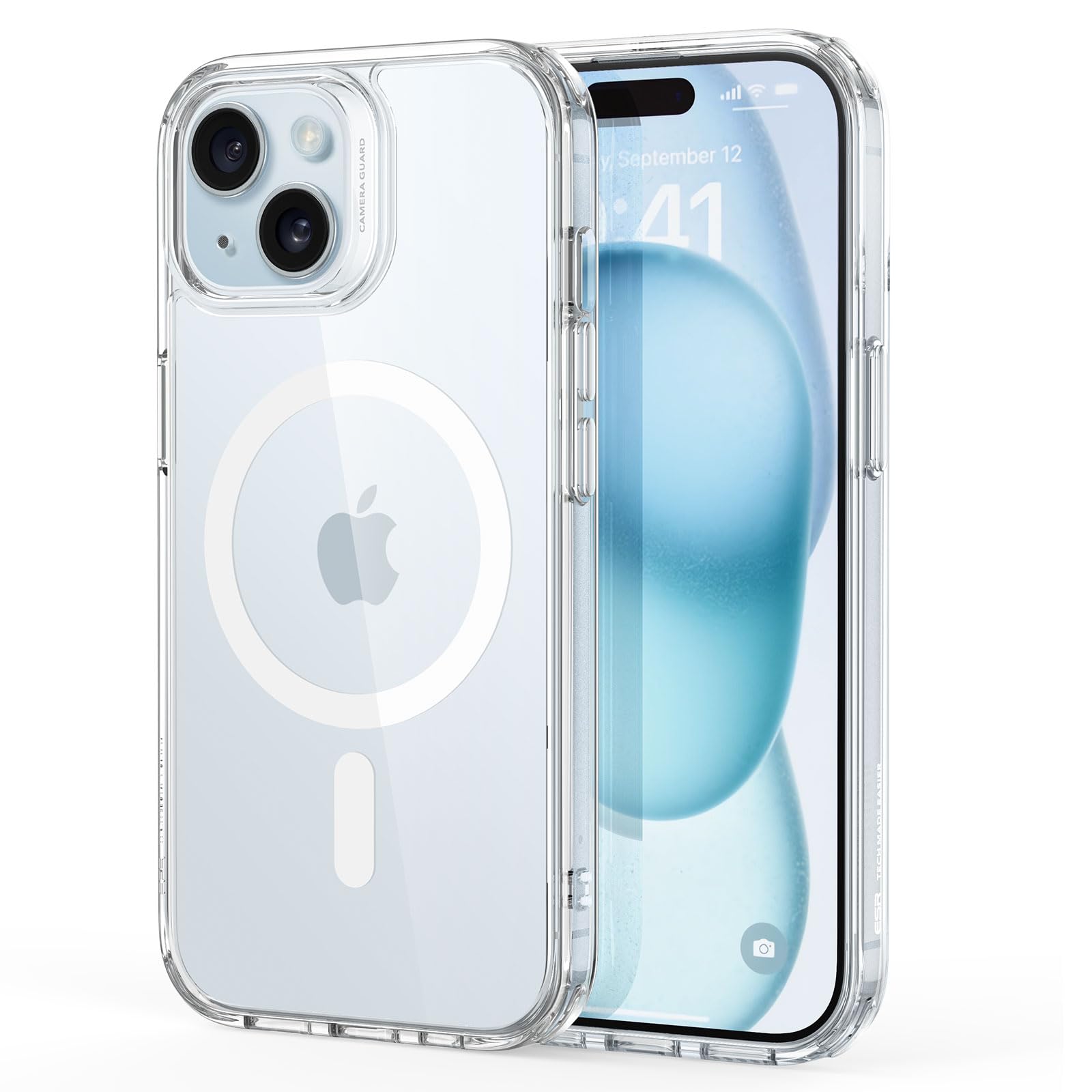 Foto 2 pulgar | Funda De Teléfono Esr Para Iphone 15 Plus Con Magsafe, Transparente - Venta Internacional.