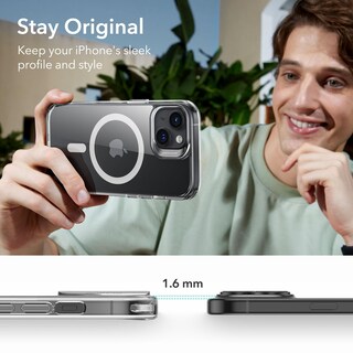 Foto 7 | Funda De Teléfono Esr Para Iphone 15 Plus Con Magsafe, Transparente - Venta Internacional.