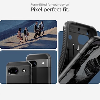 Foto 4 | Funda Spigen Rugged Armor Para Google Pixel 8a (2024), Color Negro - Venta Internacional.