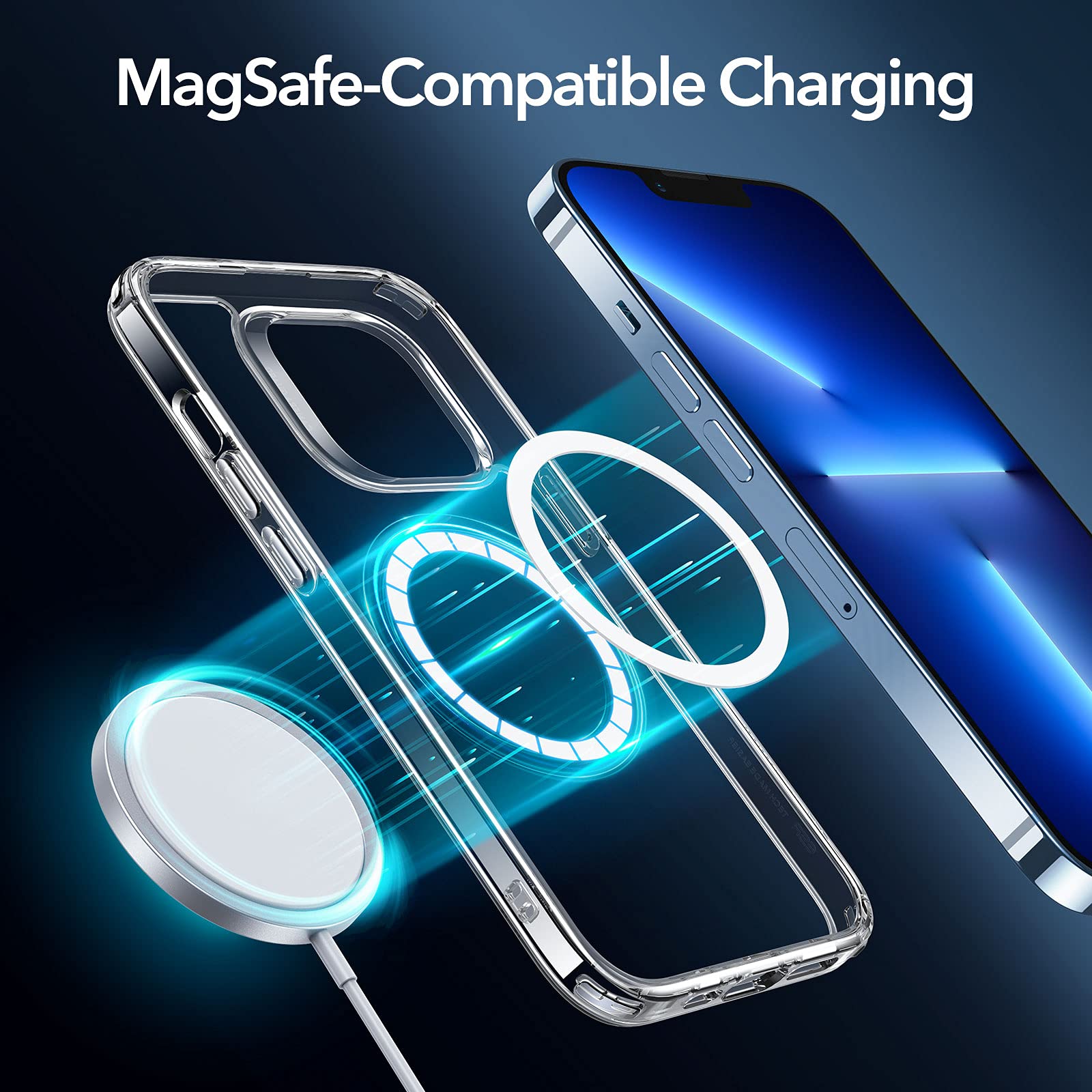 Foto 4 pulgar | Funda De Teléfono Esr Para Iphone 13 Pro Max Con Magsafe Clear - Venta Internacional.