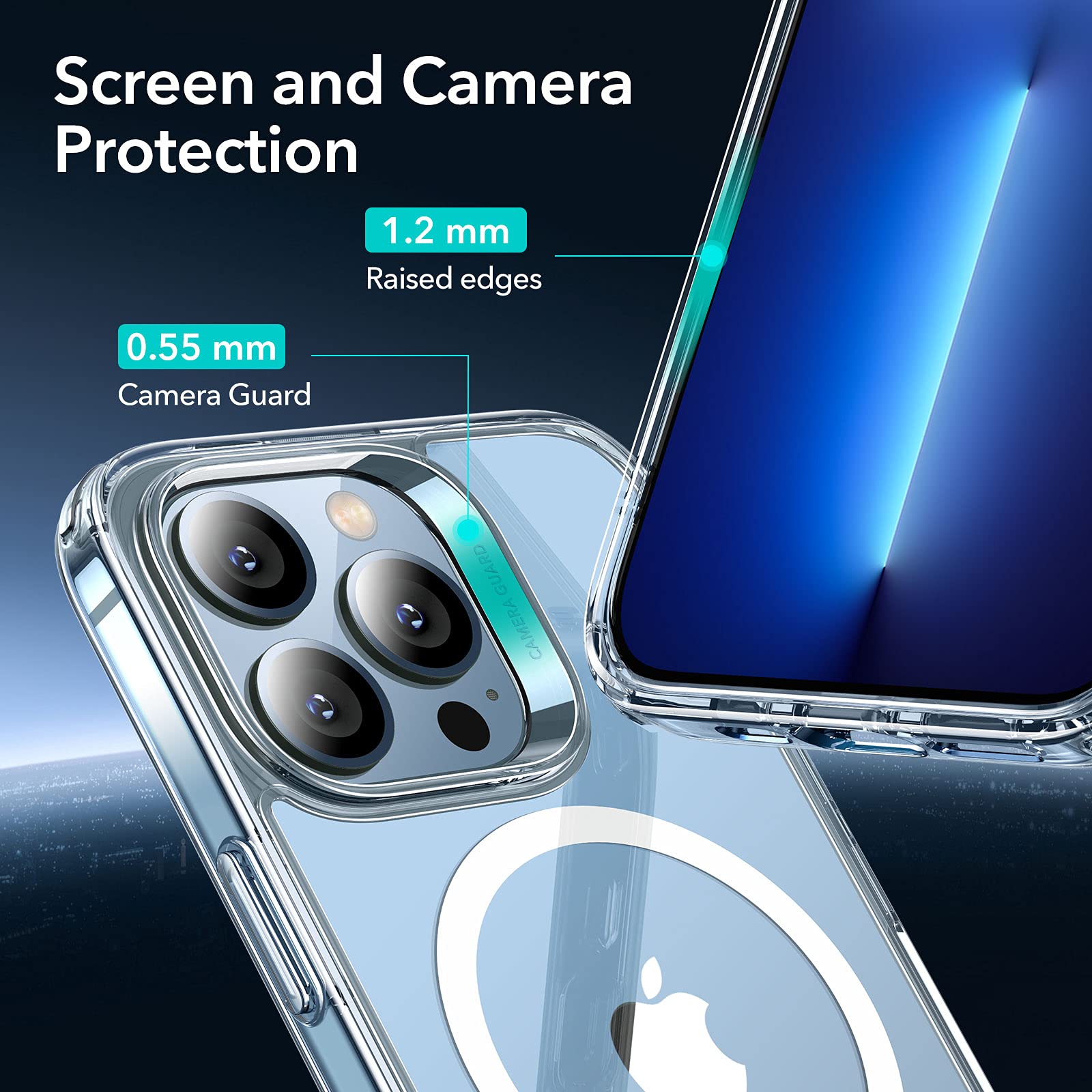 Foto 6 pulgar | Funda De Teléfono Esr Para Iphone 13 Pro Max Con Magsafe Clear - Venta Internacional.