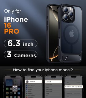 Foto 2 | Funda Magnética Temdan Con Soporte Para Iphone 16 Pro - Venta Internacional.