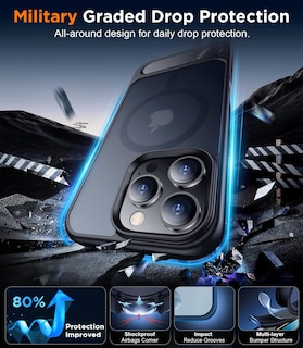 Foto 3 | Funda Magnética Temdan Con Soporte Para Iphone 16 Pro - Venta Internacional.