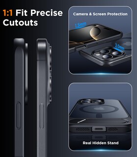 Foto 6 | Funda Magnética Temdan Con Soporte Para Iphone 16 Pro - Venta Internacional.