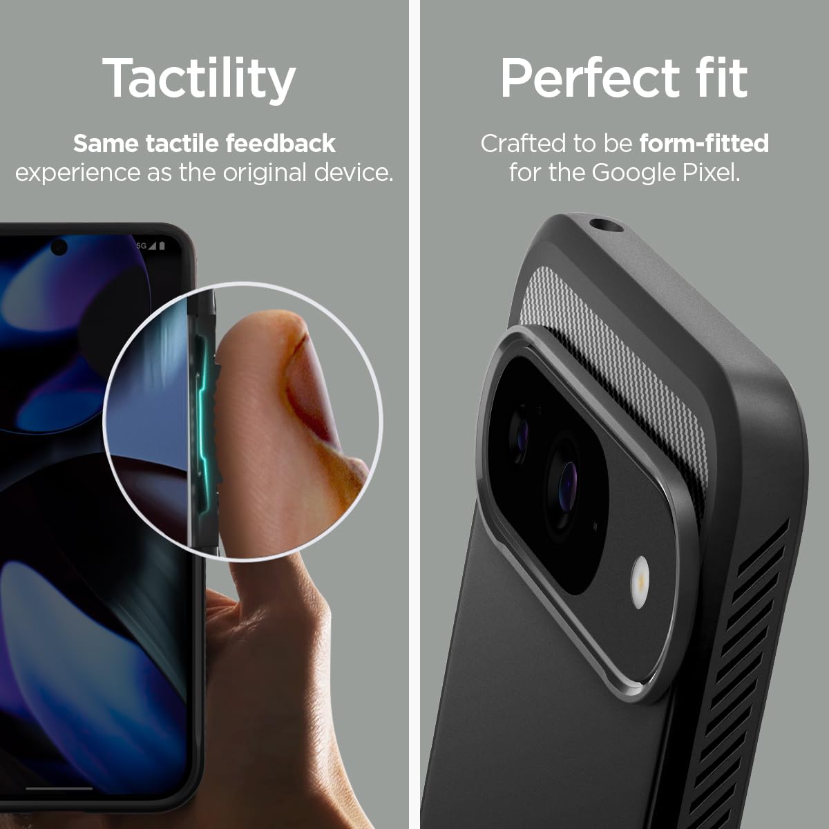 Foto 7 | Funda Spigen Rugged Armor Para Pixel 9/pixel 9 Pro (2024), Color Negro - Venta Internacional.