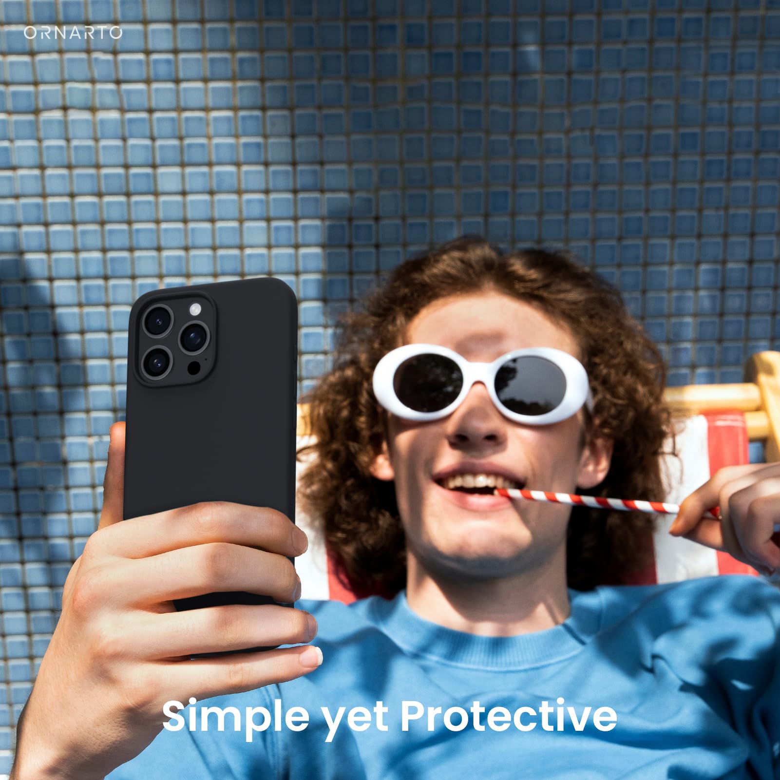 Foto 7 pulgar | Funda De Teléfono Ornarto Compatible Con Iphone 16 Pro Max De 6.9'' - Venta Internacional.