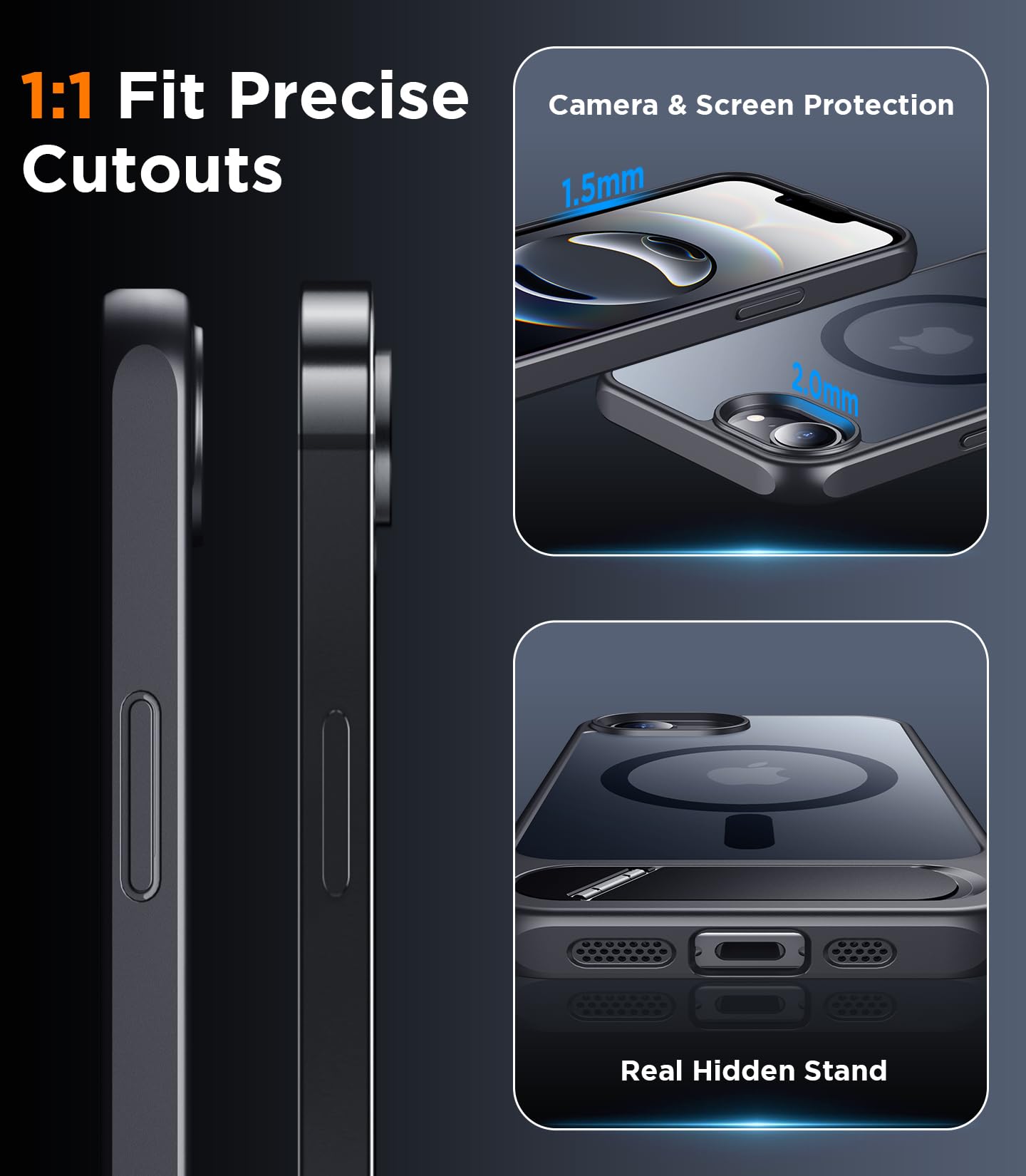 Foto 7 pulgar | Funda Magnética Temdan Compatible Con Iphone 16e 6.1 2025 - Venta Internacional.