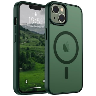 Foto 1 | Funda Magnética Supfine Para Iphone 14/13, Color Verde Bosque - Venta Internacional.