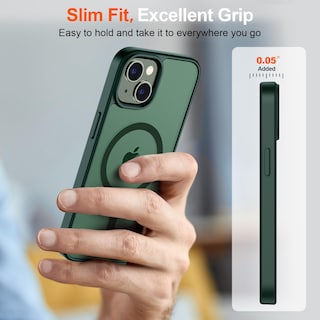 Foto 7 | Funda Magnética Supfine Para Iphone 14/13, Color Verde Bosque - Venta Internacional.