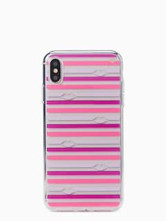 Foto 1 | Funda De Teléfono Kate Spade New York Lips With Stripe Para Iphone Xs/x - Venta Internacional.