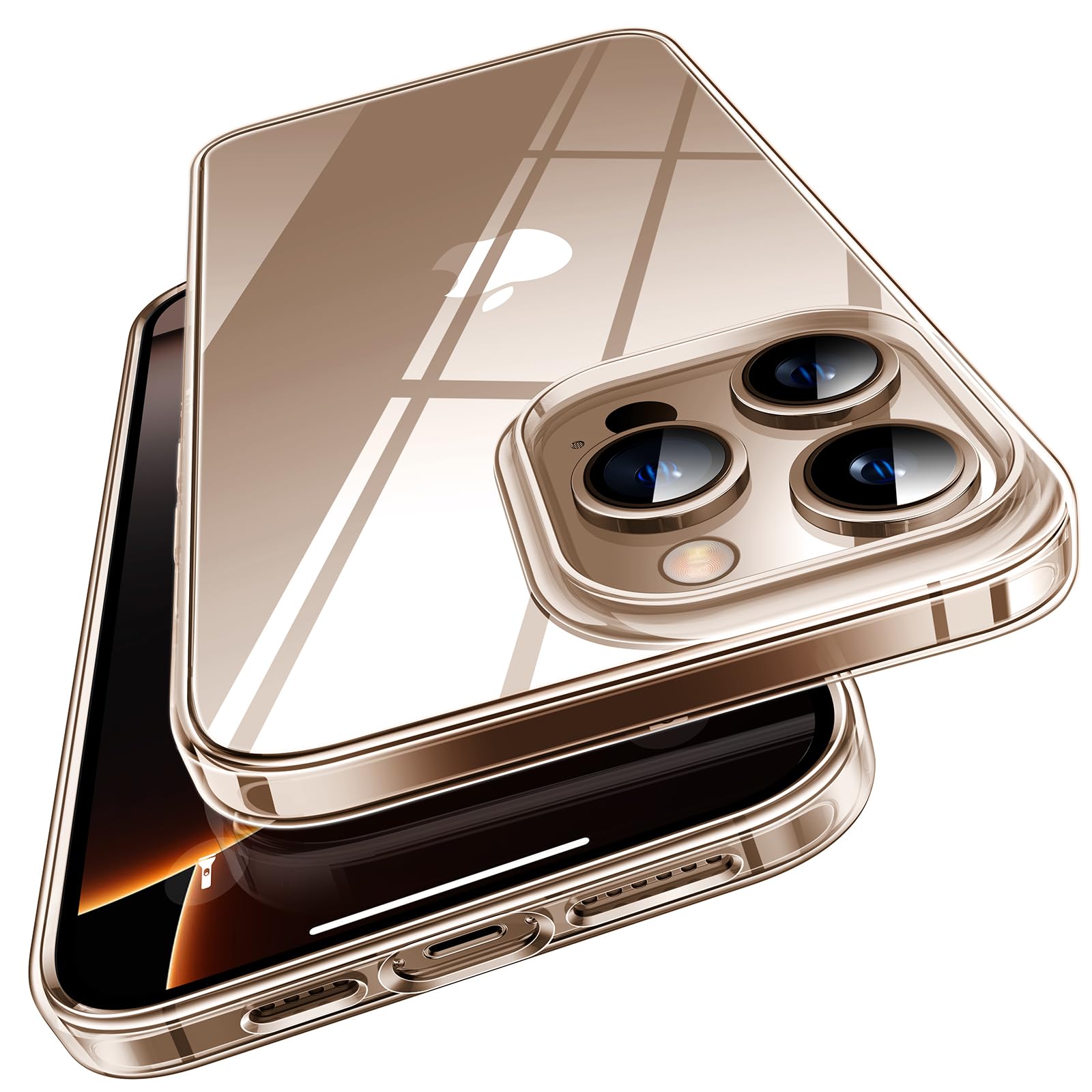 Foto 1 | Funda De Teléfono Torras Crystal Clear Para Iphone 16 Pro Silicone - Venta Internacional.