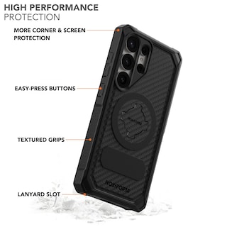 Foto 2 | Funda Rokform Rugged Para Samsung Galaxy S25 Ultra, Color Negro - Venta Internacional.