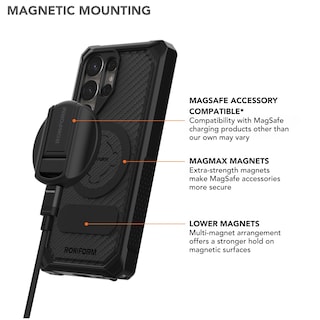 Foto 4 | Funda Rokform Rugged Para Samsung Galaxy S25 Ultra, Color Negro - Venta Internacional.
