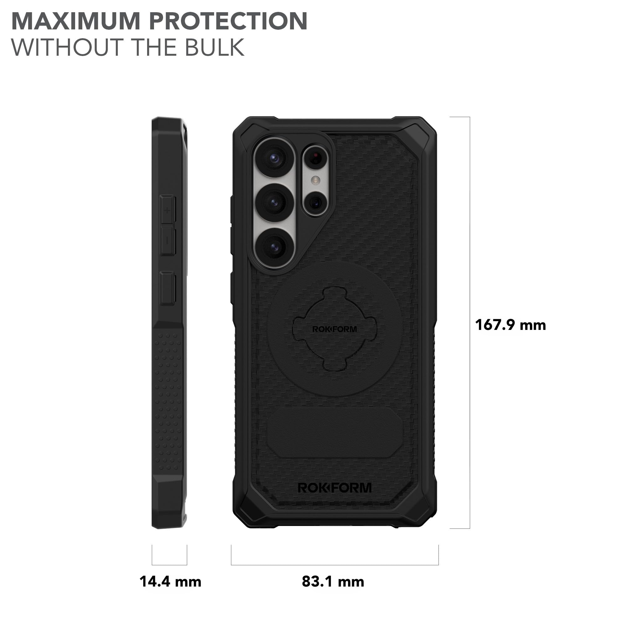 Foto 8 pulgar | Funda Rokform Rugged Para Samsung Galaxy S25 Ultra, Color Negro - Venta Internacional.