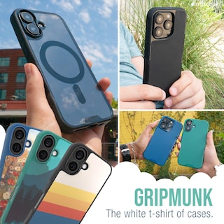 Foto 6 | Funda Para Teléfono Smartish Gripmunk Magnetic Slim Para Iphone 16, Negra - Venta Internacional.